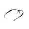 Carhartt Safety Glasses, Clear Lens, Black Frame, Half-Frame CHB1110TR20 - alternate 3